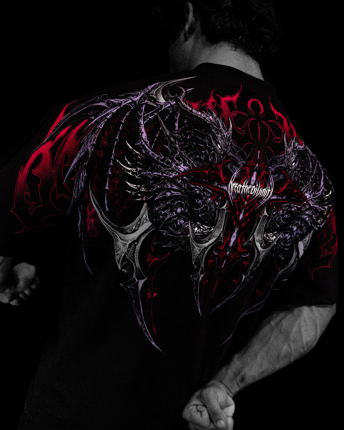 Shadow Monarch Oversized T-shirt [PHANTOM]