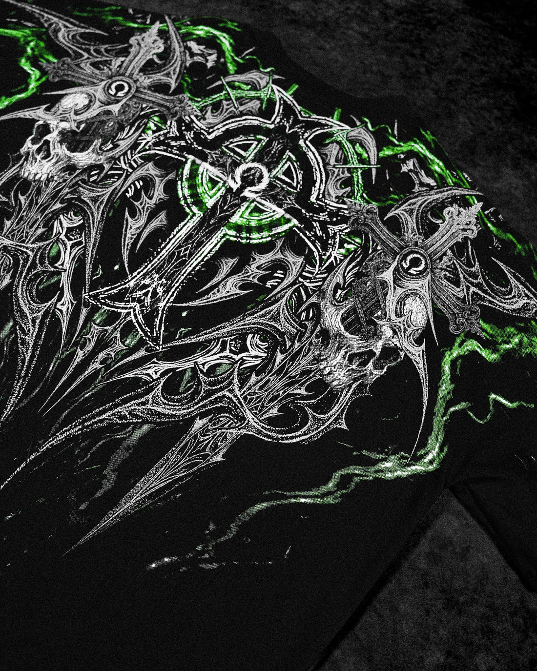 Resurrection Oversized T-shirt [NEON GREEN]