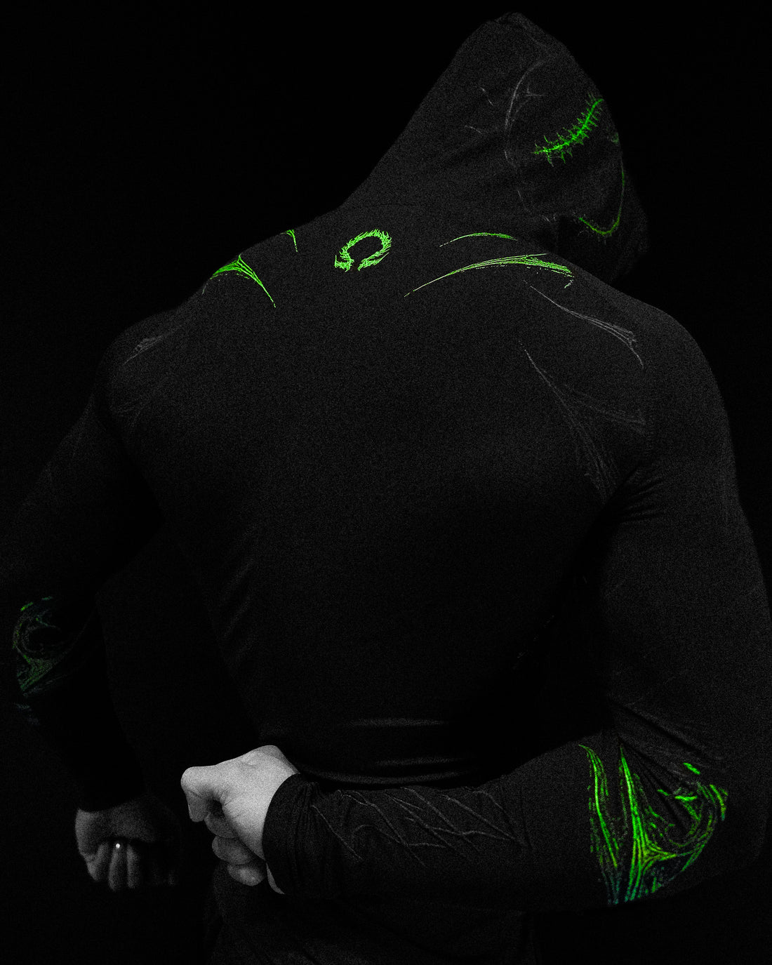 Void Tech™ Pulsefire Hoodie Compression [NEON GREEN]