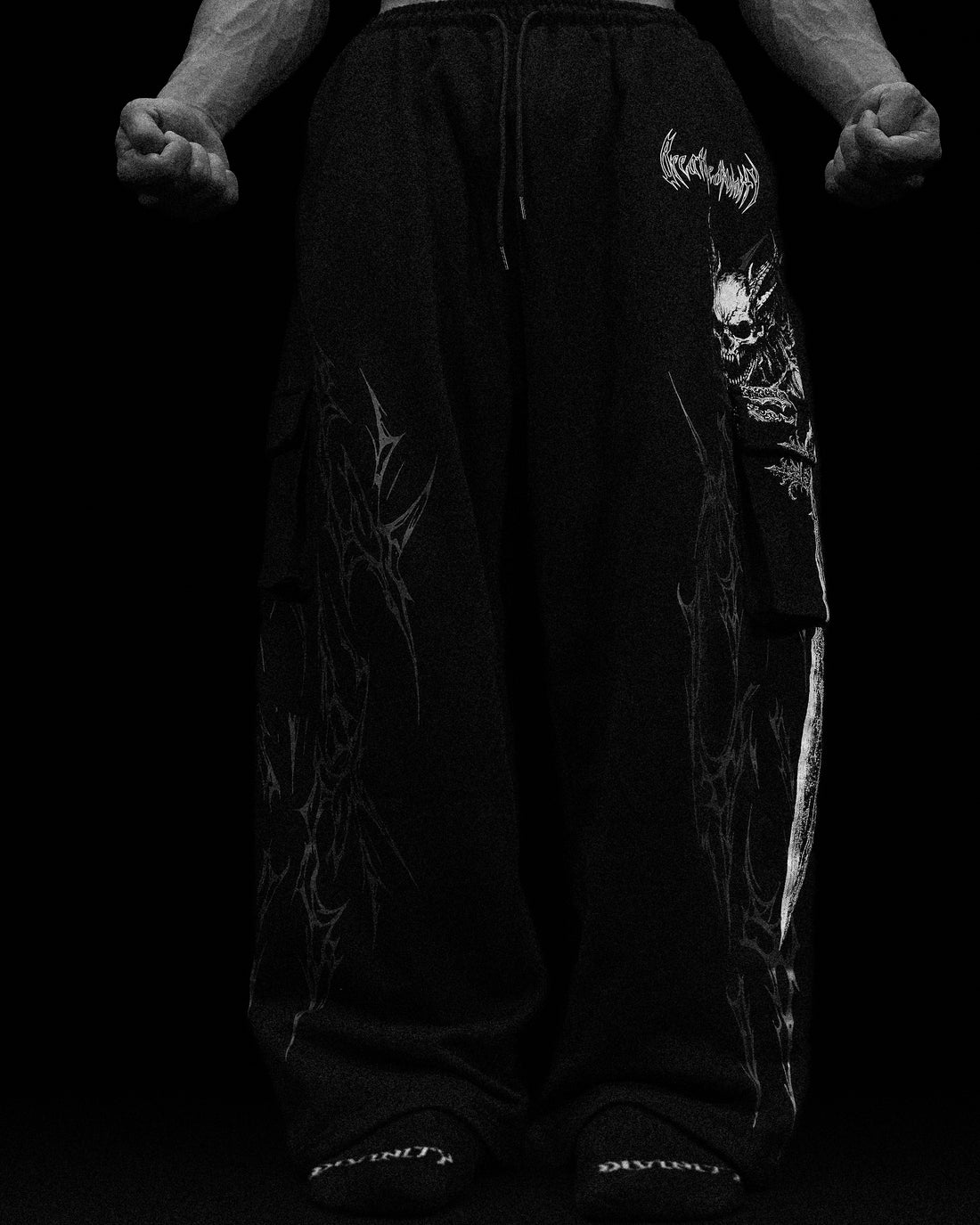 Gargoyle Banana Shape Cargos [VOID BLACK]