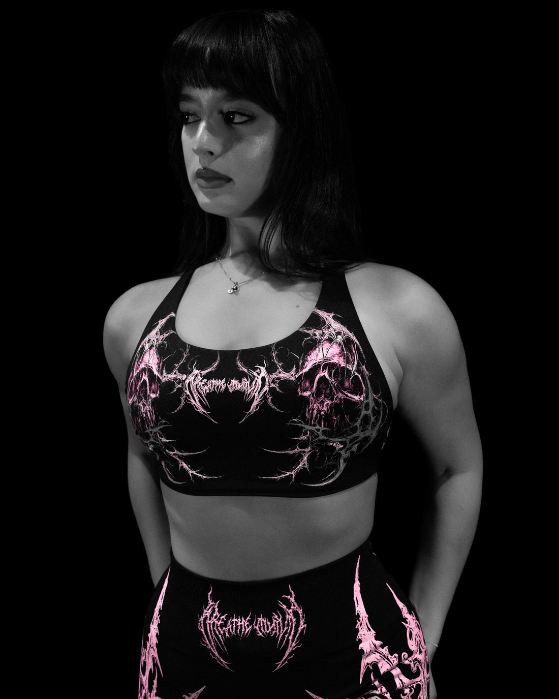 Void Tech™ Death Veil Sports Bra [BLOSSOM PINK]