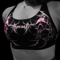 Void Tech™ Death Veil Sports Bra [BLOSSOM PINK]