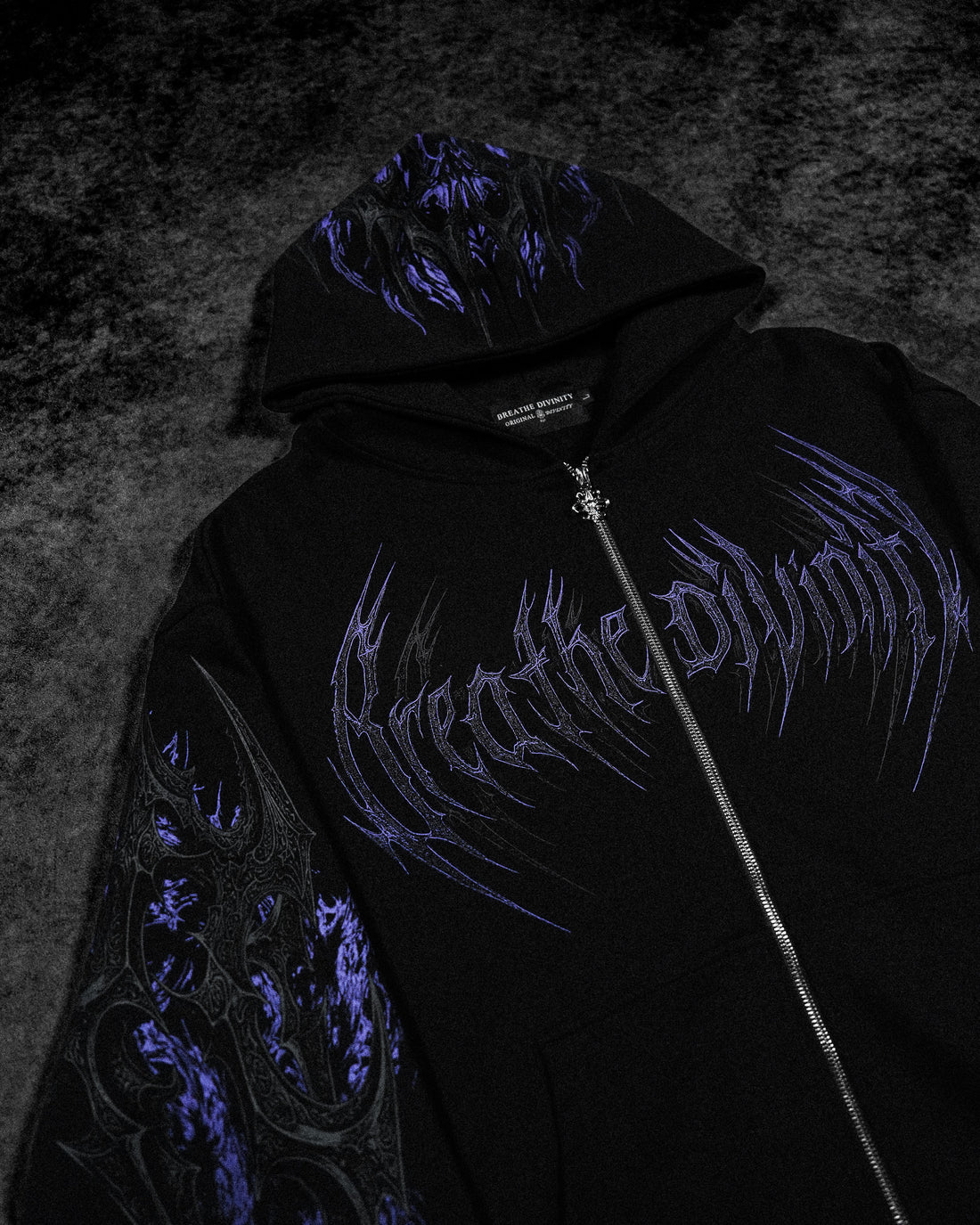 Berserker Oversized Zip-up Hoodie [DUSK]