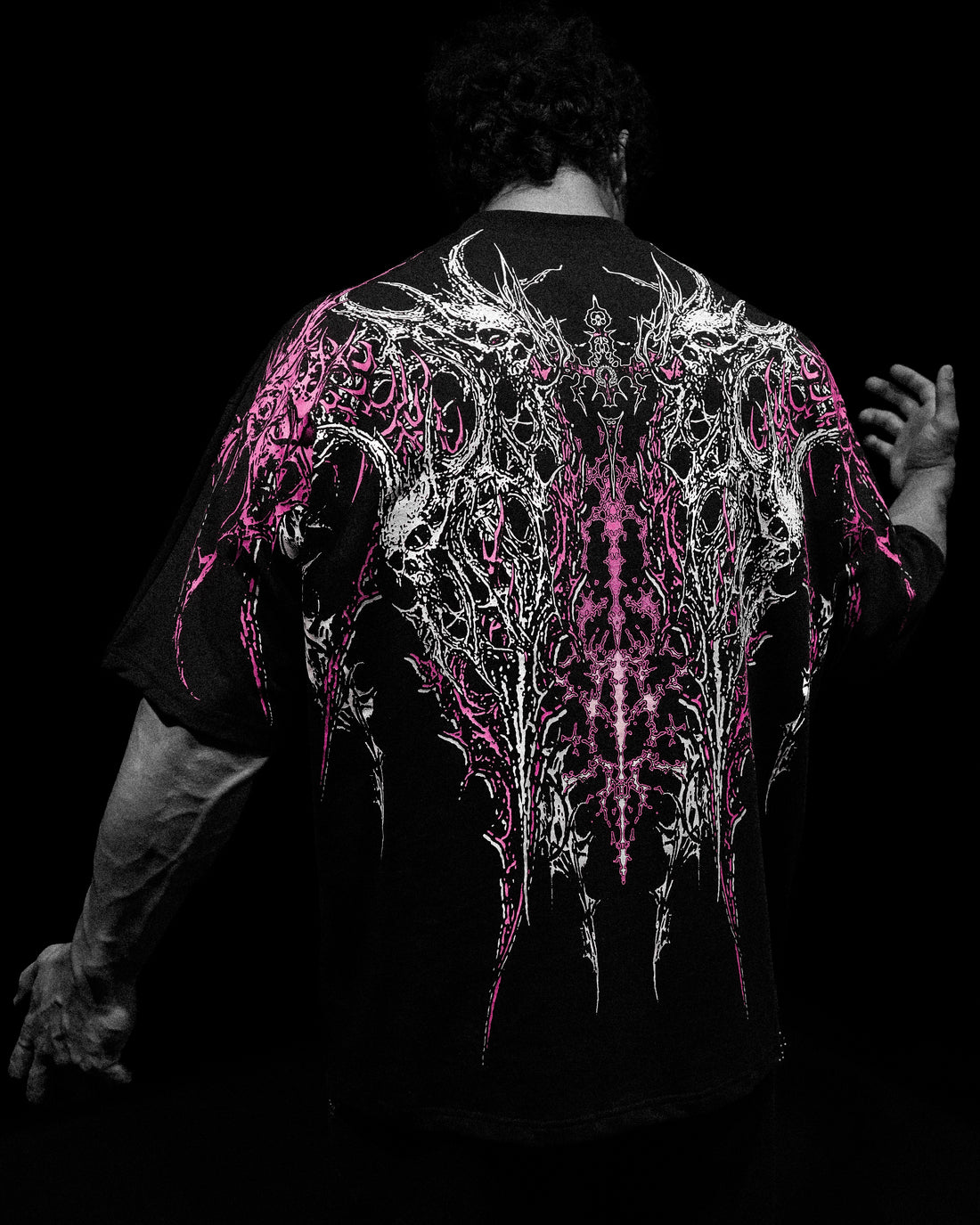 Necromancer Oversized T-shirt [BLOSSOM PINK]