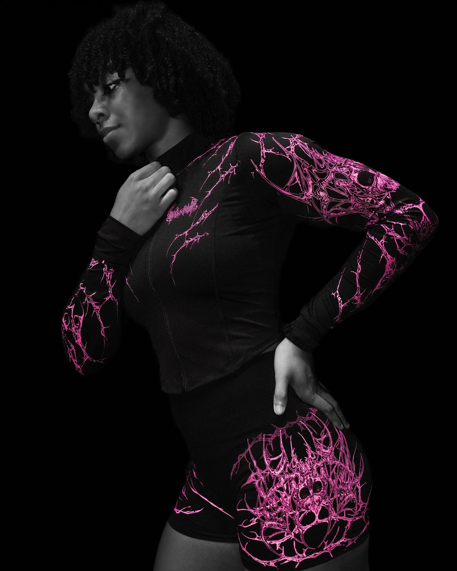 Women's Void Tech™ Widowmaker Zip-up Compression Jacket [BLOSSOM PINK]