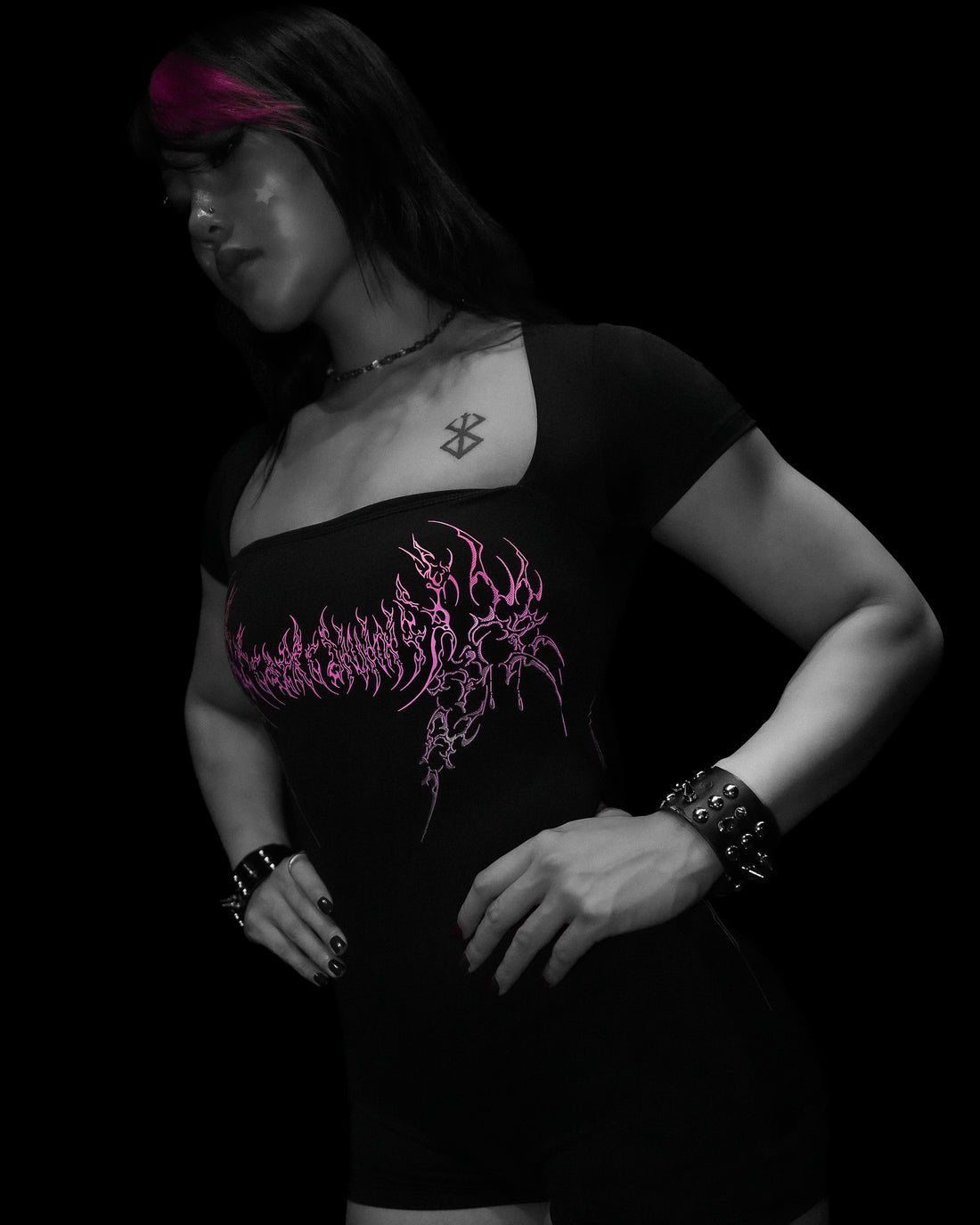 Women's Void Tech™ Dark Ember Bodysuit [BLOSSOM PINK]