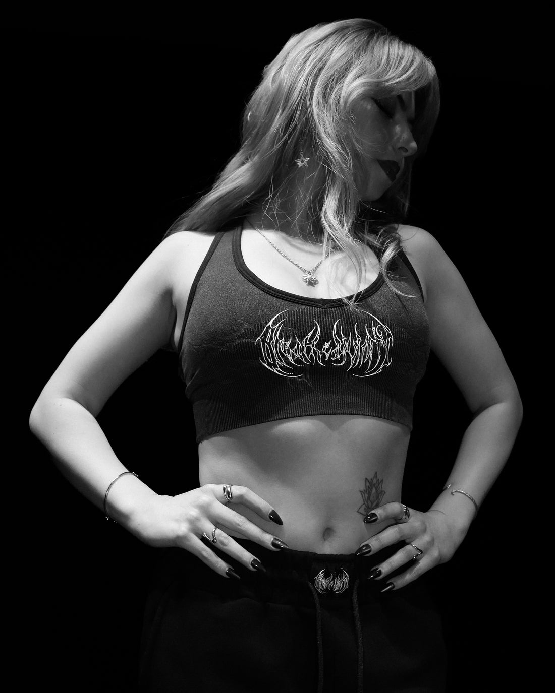 Women's Void Tech™ Blood Sigil Sports Bra [VOID BLACK]