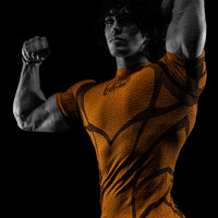 Doom Tech™ Spider-Corpse Short Sleeve Compression [PUMPKIN]