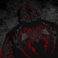 Berserker Oversized Zip-up Hoodie [HELLFIRE]