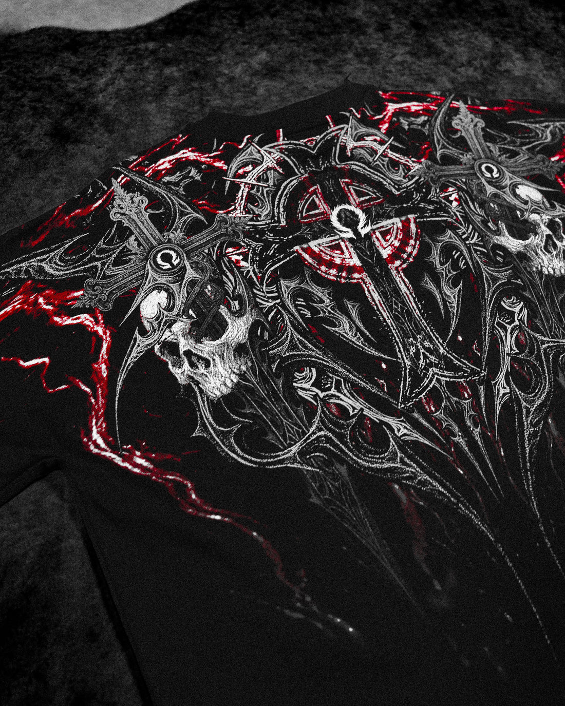 Resurrection Oversized T-shirt [HEAVENLY RED]