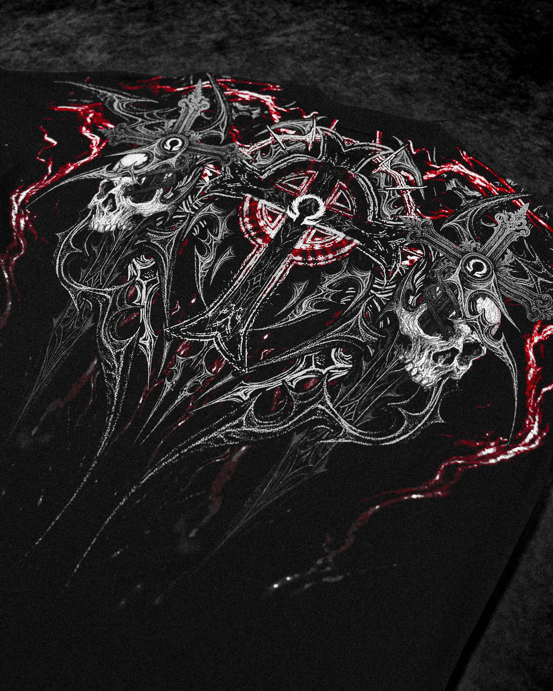 Resurrection Oversized T-shirt [HEAVENLY RED]