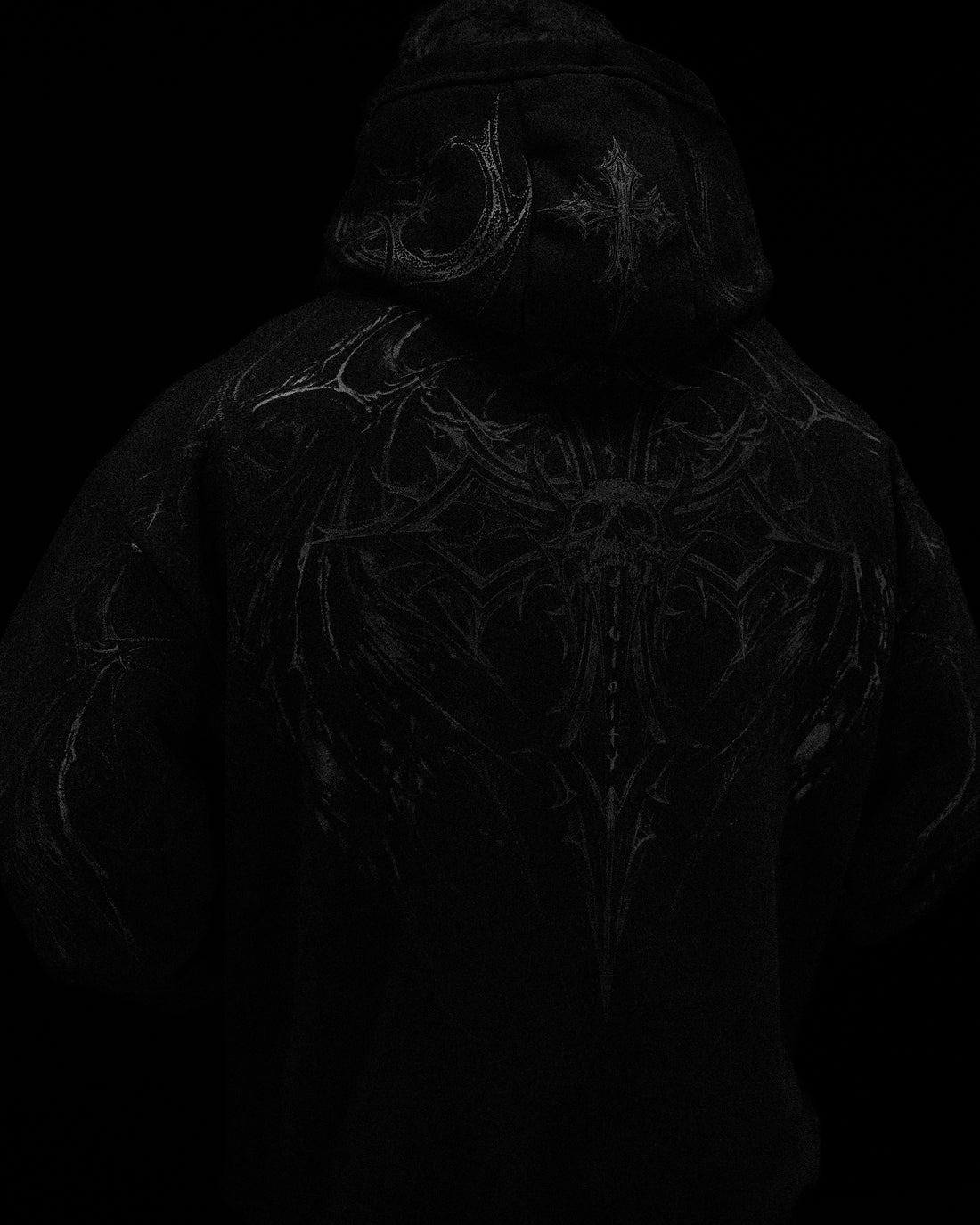 Nightfall Oversized Pullover Hoodie [DARKNESS]