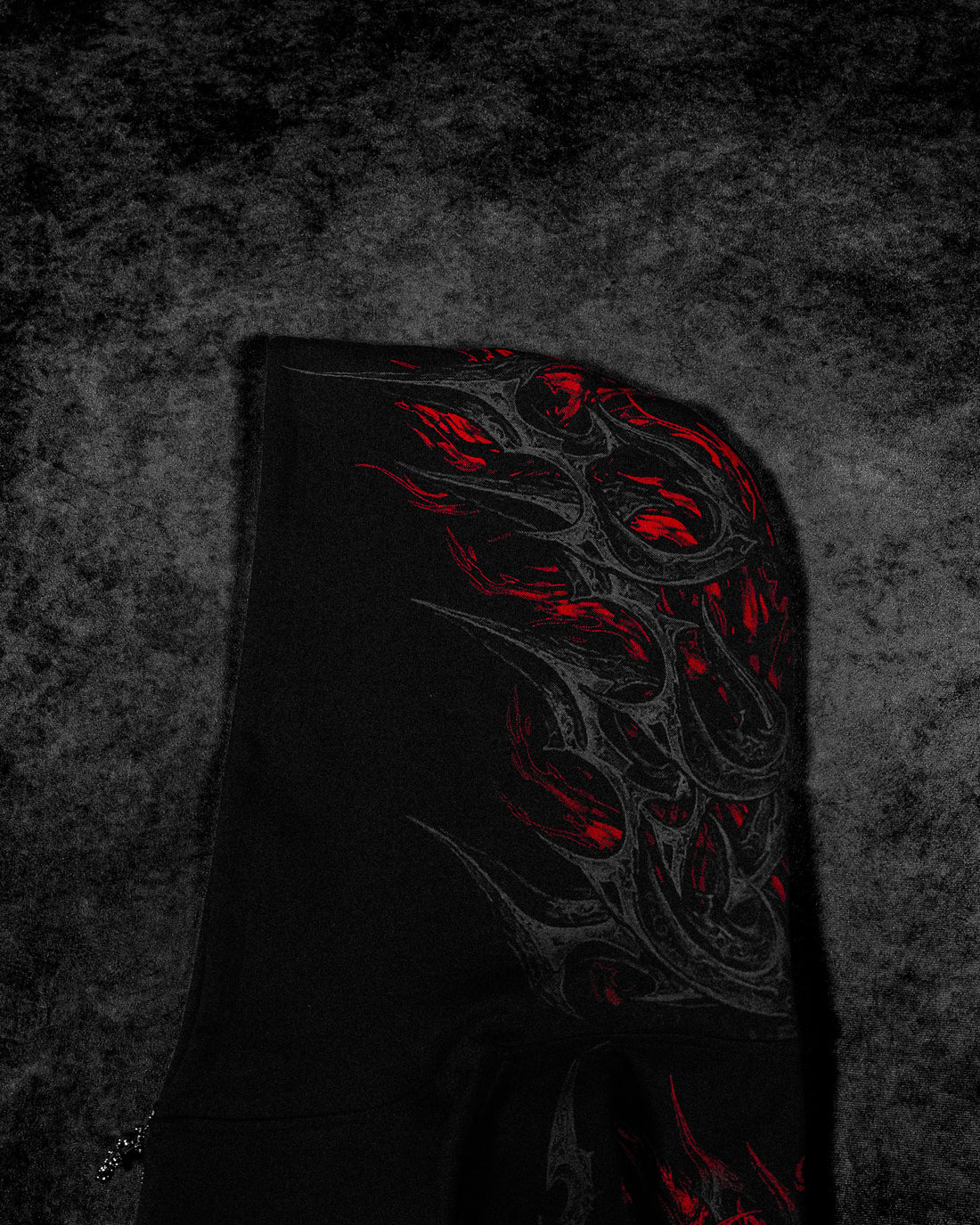 Berserker Oversized Zip-up Hoodie [HELLFIRE]