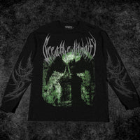 Death Portrait Oversized Longsleeve T-shirt [SOMBER]