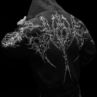 Nocturnal Oversized Zip-up Hoodie [SMOKE]
