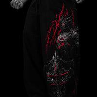 Fallen Knight Uncuffed Banana shape sweatpants [NIGHTMARE]