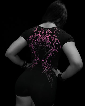 Women's Void Tech™ Dark Ember Bodysuit [BLOSSOM PINK]
