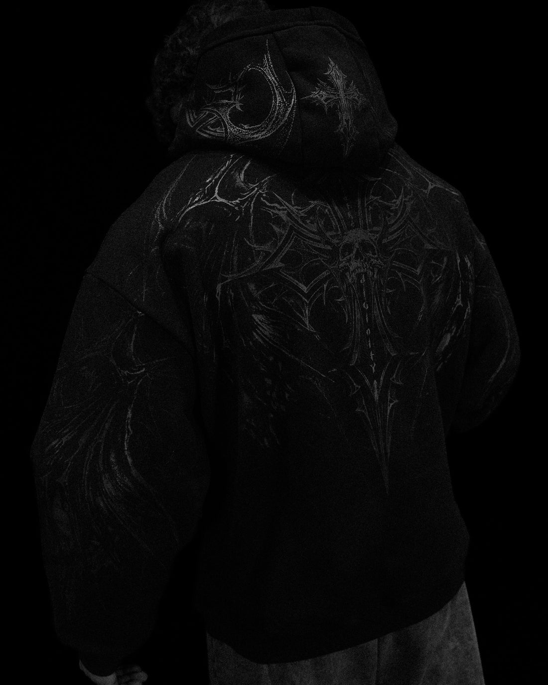 Nightfall Oversized Pullover Hoodie [DARKNESS]