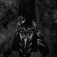 Immortality Oversized Zip-Up Hoodie [VOID BLACK]