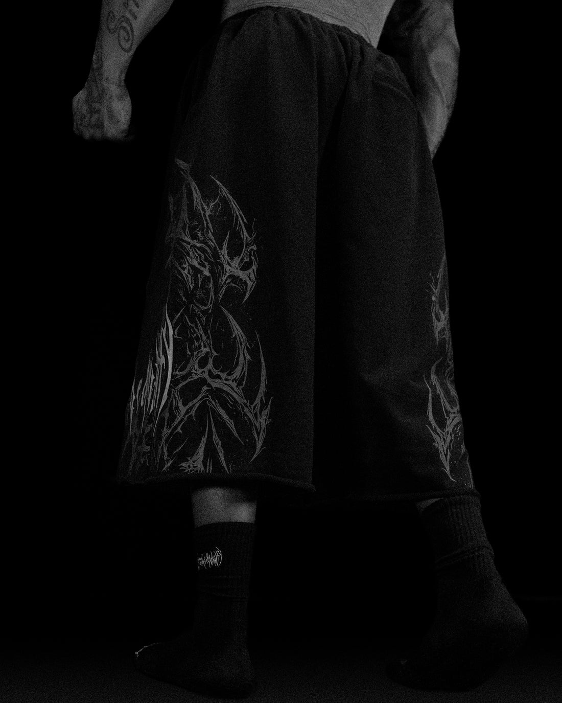 French Terry shorts [VOID BLACK]
