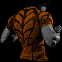 Doom Tech™ Spider-Corpse Short Sleeve Compression [PUMPKIN]