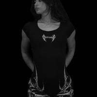 Womens Void Tech™ Revenant Open Back Bodysuit [VOID BLACK]