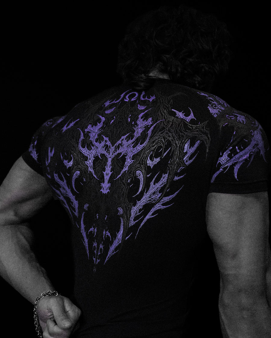 Void Tech™ Infernal Short sleeve Compression [DUSK] – Breathedivinity