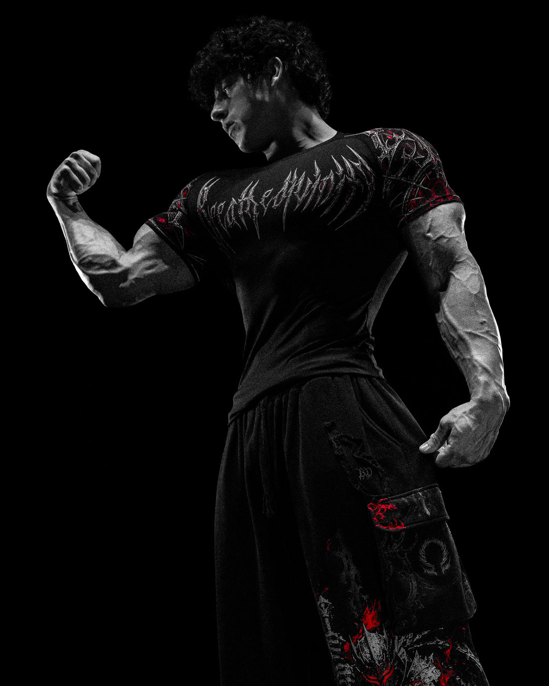 Void Tech™ BloodBorne shortsleeve Compression [HEAVENLY RED]