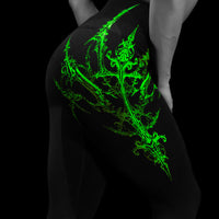 Void Tech™ Divine Ruin Leggings [GLOW IN THE DARK]