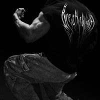 Venom Cutoff Zip-up Hoodie [VOID BLACK]