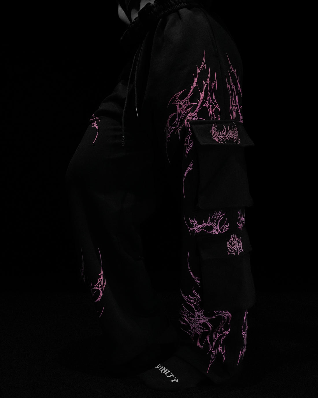 Women's Duskraven Uncuffed luxury Cargos [BLOSSOM PINK]