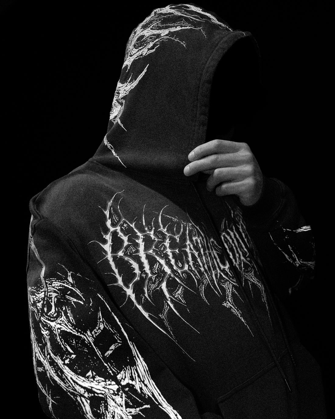 Nightreign Oversized pullover hoodie [SMOKE]
