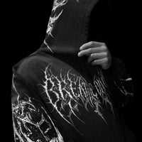 Nightreign Oversized pullover hoodie [SMOKE]