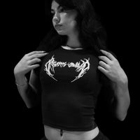 Covenant Fitted Baby Tee [VOID BLACK]