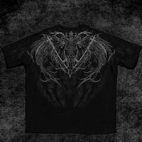 Blood Reaper Oversized T-shirt [VOID BLACK]