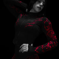 Women's Void Tech™ Widowmaker Zip-up Compression Jacket [NIGHTMARE]