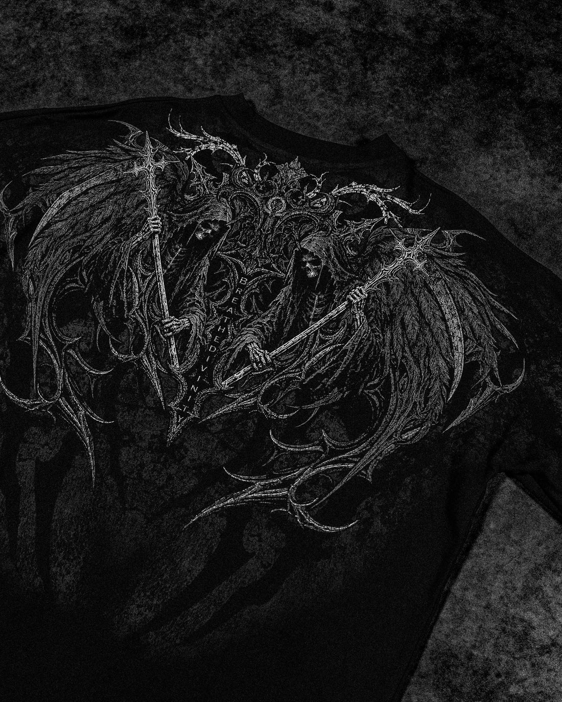 Blood Reaper Oversized T-shirt [VOID BLACK]