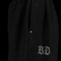 Shadow Monarch Uncuffed Banana Shape Sweatpants [VOID BLACK]