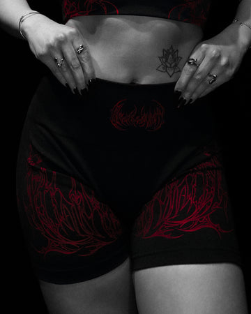 Women's Void Tech™ Crimson Vow Seamless Shorts [NIGHTMARE]
