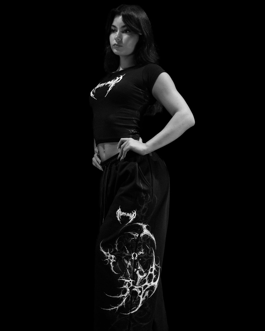Covenant Fitted Baby Tee [VOID BLACK]