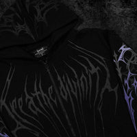 Immortality Oversized Zip-Up Hoodie [DUSK]