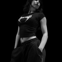 Covenant Fitted Baby Tee [VOID BLACK]