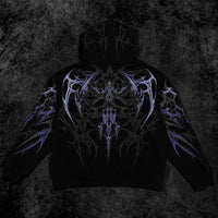 Immortality Oversized Zip-Up Hoodie [DUSK]