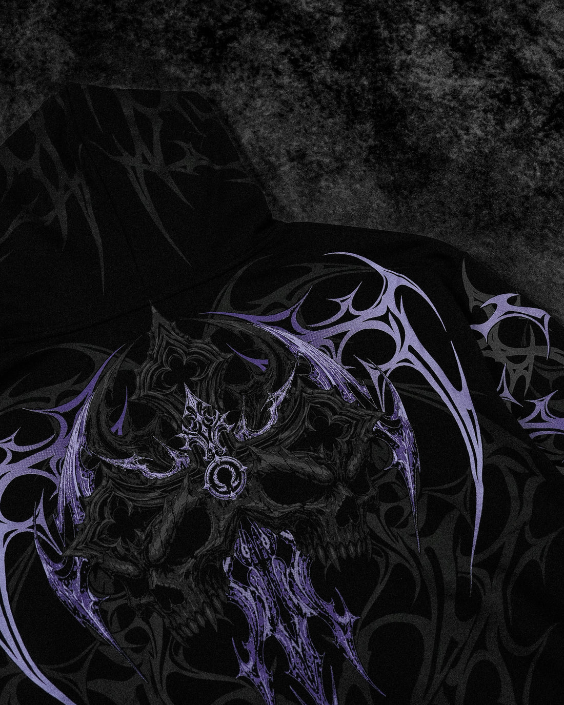 Immortality Oversized Zip-Up Hoodie [DUSK]