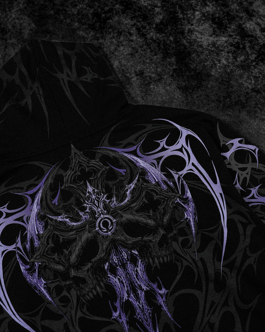 Immortality Oversized Zip-Up Hoodie [DUSK] – Breathedivinity
