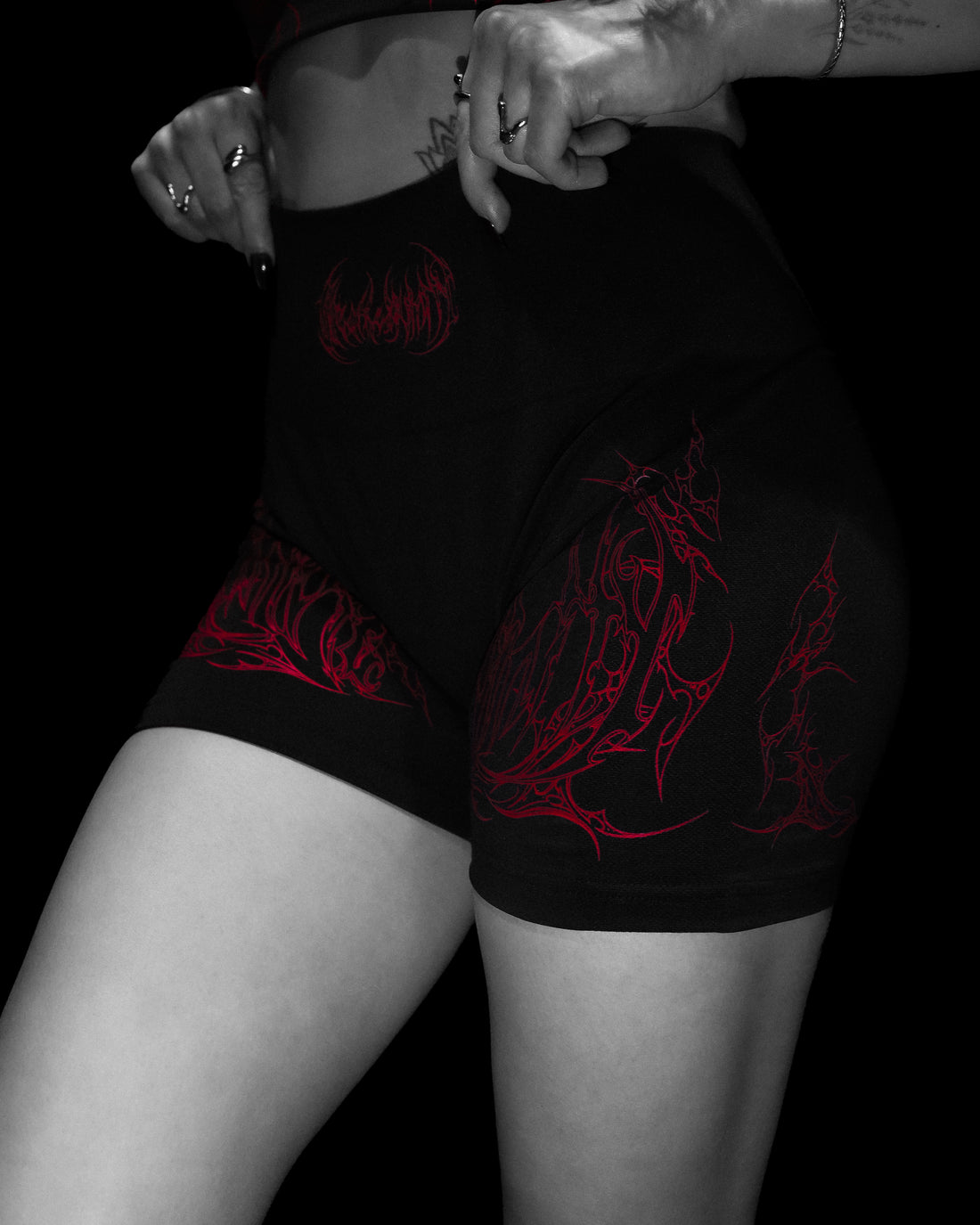 Women's Void Tech™ Crimson Vow Seamless Shorts [NIGHTMARE]
