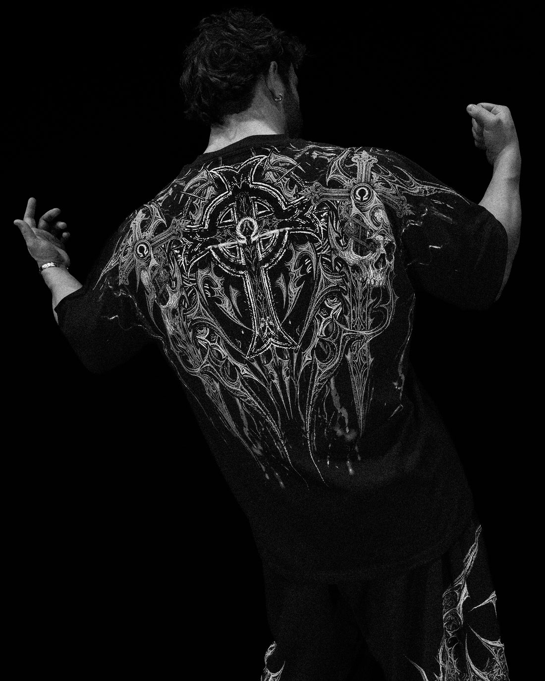 Resurrection Oversized T-shirt [VOID BLACK]