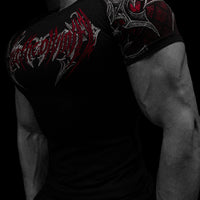 Void Tech™ Armored Short Sleeve Compression [BLOOD METAL]