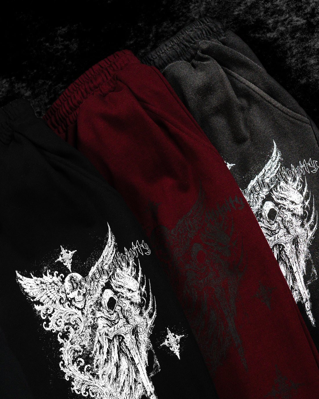 Dark Souls Banana Shape cuffed sweatpants [SMOKE]