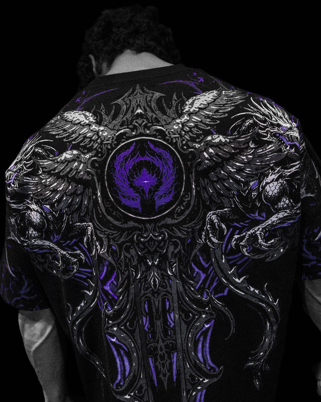 Seraphim Oversized T-SHIRT [HOLLOW PURPLE]